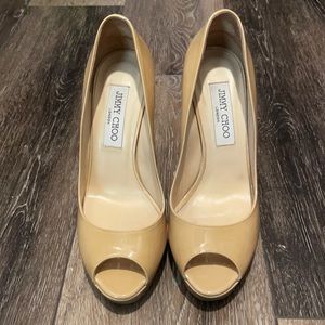 Jimmy Choo Peeptoe Heels